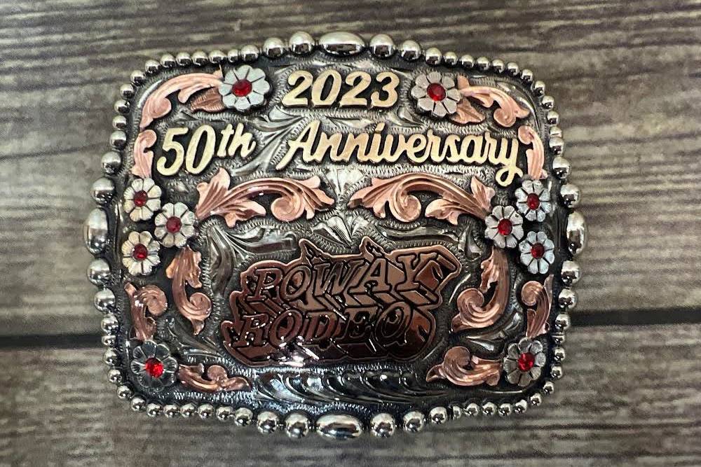 50th Anniversary Belt Buckle - Poway Rodeo