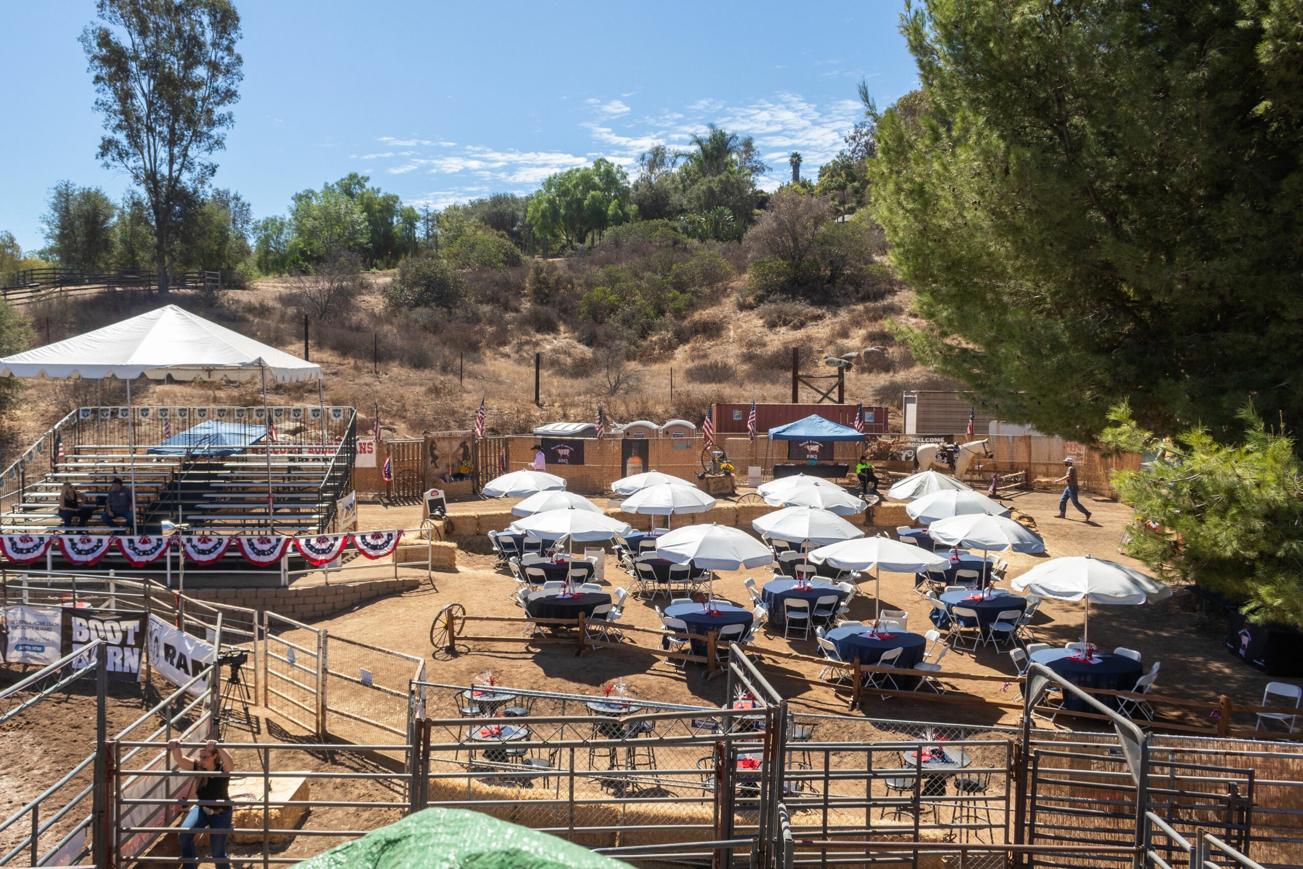 VIP Seating at the Poway Rodeo