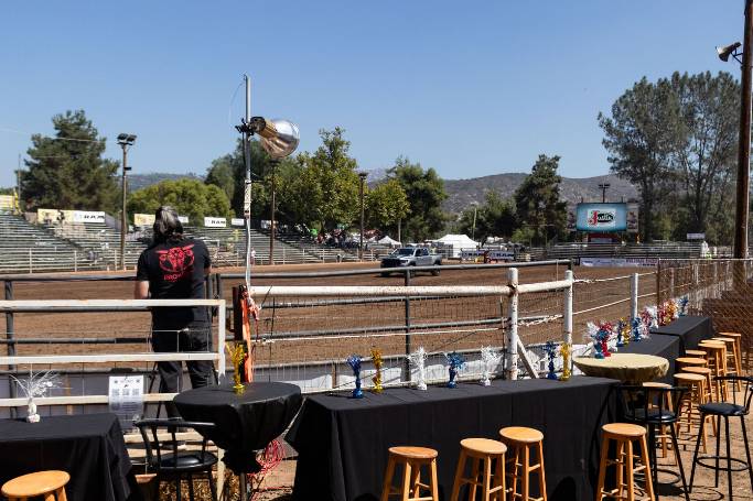 VIP Seating at the Poway Rodeo