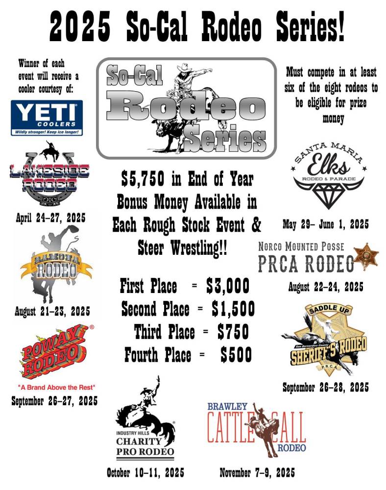 2025 So Cal Rodeo Series at the Poway Rodeo